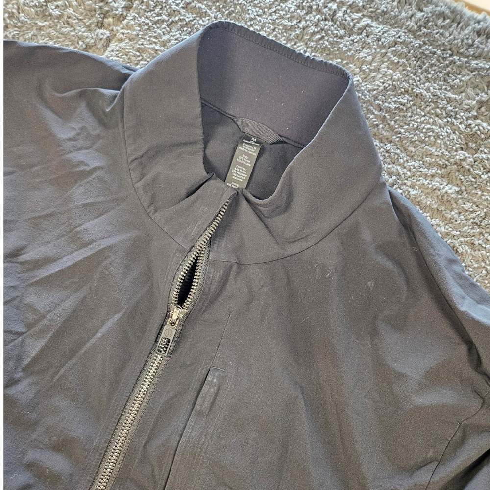 Lululemon Full Zip Jacket Mens M Black Hybrid Performance Gorpcore Utility Mock